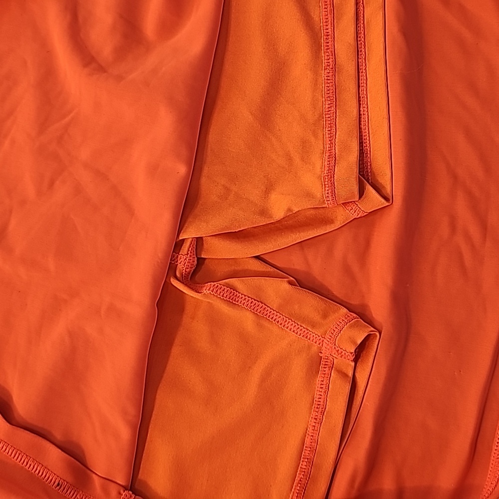 Bright Neon Orange Skort Skirt Tennis Athletic - Picture 4 of 6